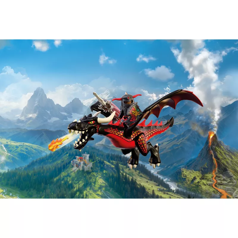 Playmobil 72114 Caballero Dragón Negro