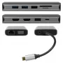 PLUSONIC adaptador de acoplamiento USB-C 8en1 - Space Gray