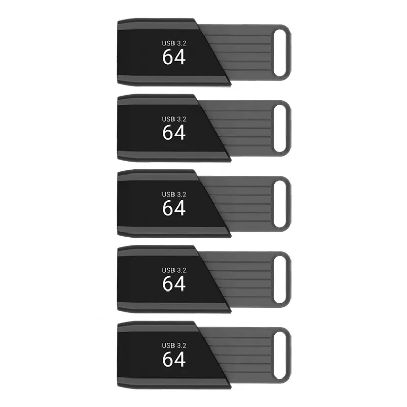 PNY Attaché X Memoria USB 64 GB USB 3.2 Gen 1 Pack de 5 (P-FD64GX5ATTX-EF)