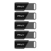 PNY Attaché X Memoria USB 64 GB USB 3.2 Gen 1 Pack de 5 (P-FD64GX5ATTX-EF)