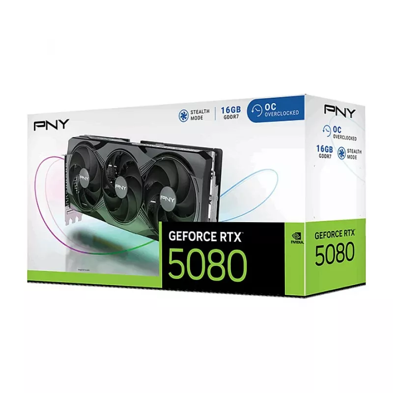 PNY GeForce RTX 5080 OC Tarjeta Gráfica - GeForce RTX 5080