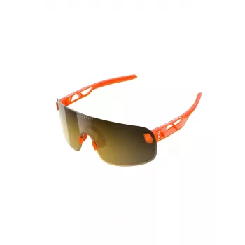 POC Elicit gafas de ciclismo - Fluo Orange / Violet-Silver Mirror