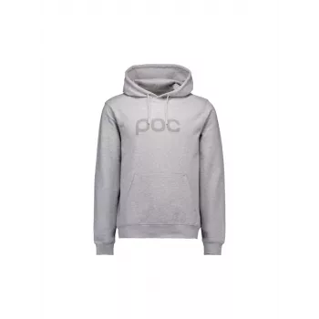 POC sudadera con capucha - gris jaspeado