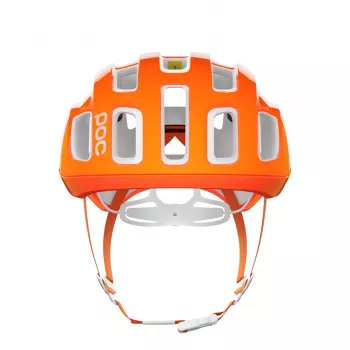 POC Ventral Lite casco de bicicleta Medium Fluorescent Orange/AVIP White