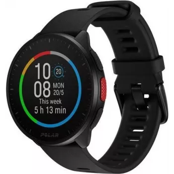 Polar Pacer GPS Running Watch - Night Black - S/L Strap - 1,2 pulgadas MIP Display - 32 MB - Bluetooth
