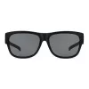 Polaroid Ancillaries PLD9003SDL5 Gafas de sol rectangulares unisex - Montura negra mate, lentes polarizadas grises