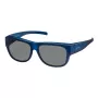 Polaroid Ancillaries PLD9003SM3Q Gafas de sol unisex - Montura negra, lentes grises polarizadas