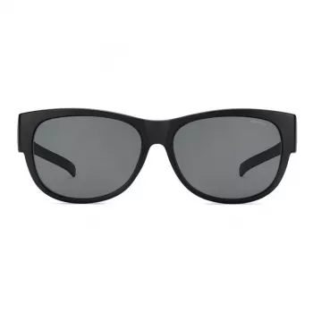POLAROID ANCILLARIES PLD9004SDL5 Gafas de sol unisex - Montura negra, lentes polarizadas grises, forma cuadrada