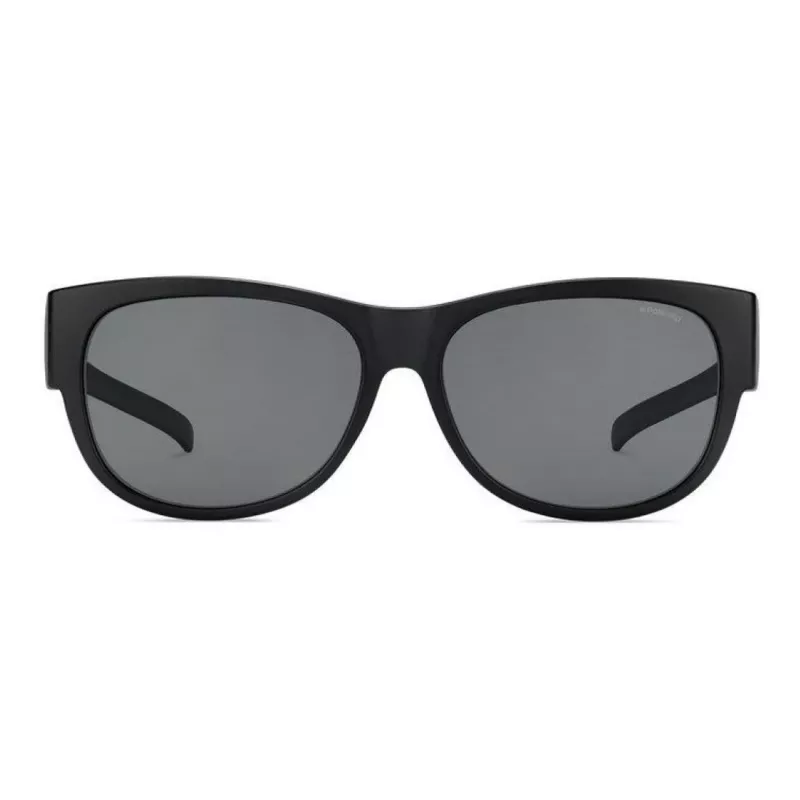 POLAROID ANCILLARIES PLD9004SDL5 Gafas de sol unisex - Montura negra, lentes polarizadas grises, forma cuadrada