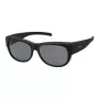 POLAROID ANCILLARIES PLD9004SDL5 Gafas de sol unisex - Montura negra, lentes polarizadas grises, forma cuadrada