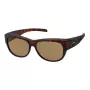 Polaroid Ancillaries PLD9004SMQU Gafas de sol unisex - Havana/Tortoise - Lentes marrones polarizadas - Protección UV400