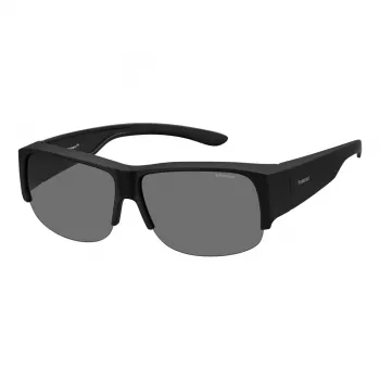 Polaroid Ancillaries PLD9007SDL5 Gafas de sol unisex - Montura negra, lentes grises polarizadas