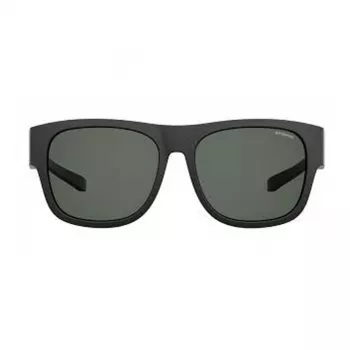 Gafas de sol unisex POLAROID ANCILLARIES PLD9010S003 rectangulares - negro/gris - polarizadas UV400