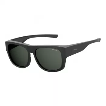 Gafas de sol unisex POLAROID ANCILLARIES PLD9010S003 rectangulares - negro/gris - polarizadas UV400