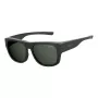 Gafas de sol unisex POLAROID ANCILLARIES PLD9010S003 rectangulares - negro/gris - polarizadas UV400