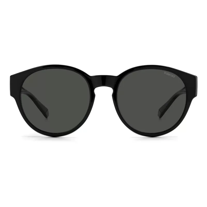 Gafas de sol rectangulares unisex Polaroid Ancillaries PLD9017S08A - montura negra lentes grises polarizadas