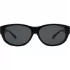 Polaroid Ancillaries PLD9020S08A Gafas de sol unisex niños - Montura negra, lentes grises polarizadas