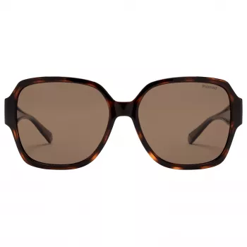 Gafas de sol Polaroid Ancillaries PLD9021S086 unisex - montura havana carey, lentes marrones polarizadas