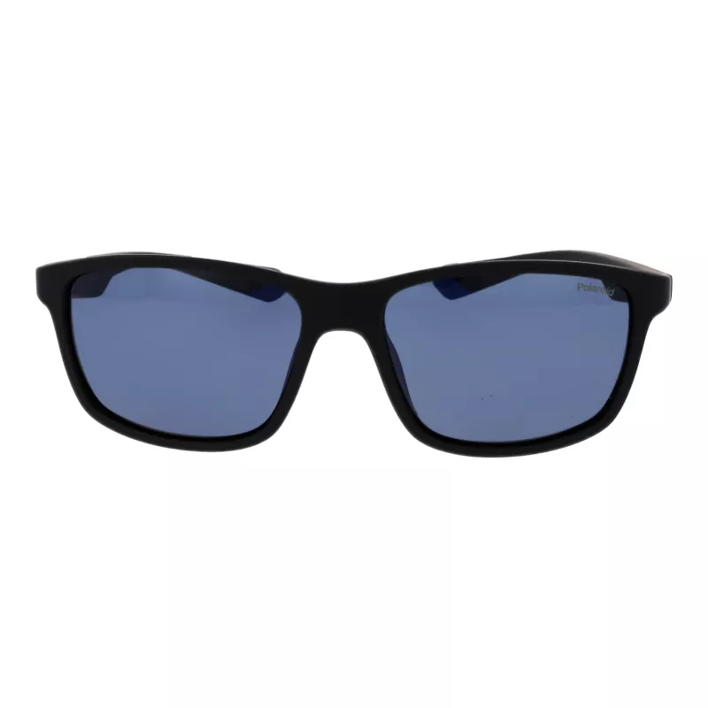 POLAROID Gafas de sol para hombre PLD2153S580VK - Montura negra, lentes polarizadas grises, 58 mm