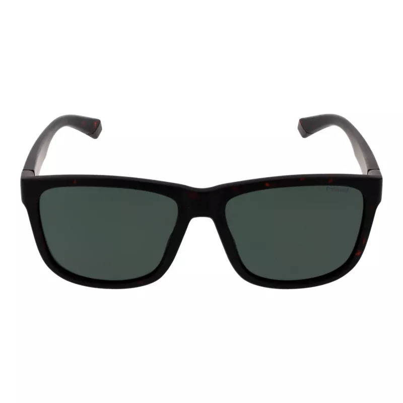 Polaroid Gafas de sol de hombre PLD2155S57HGC - Montura Havana Green, lentes polarizadas gris-verde, 57 mm