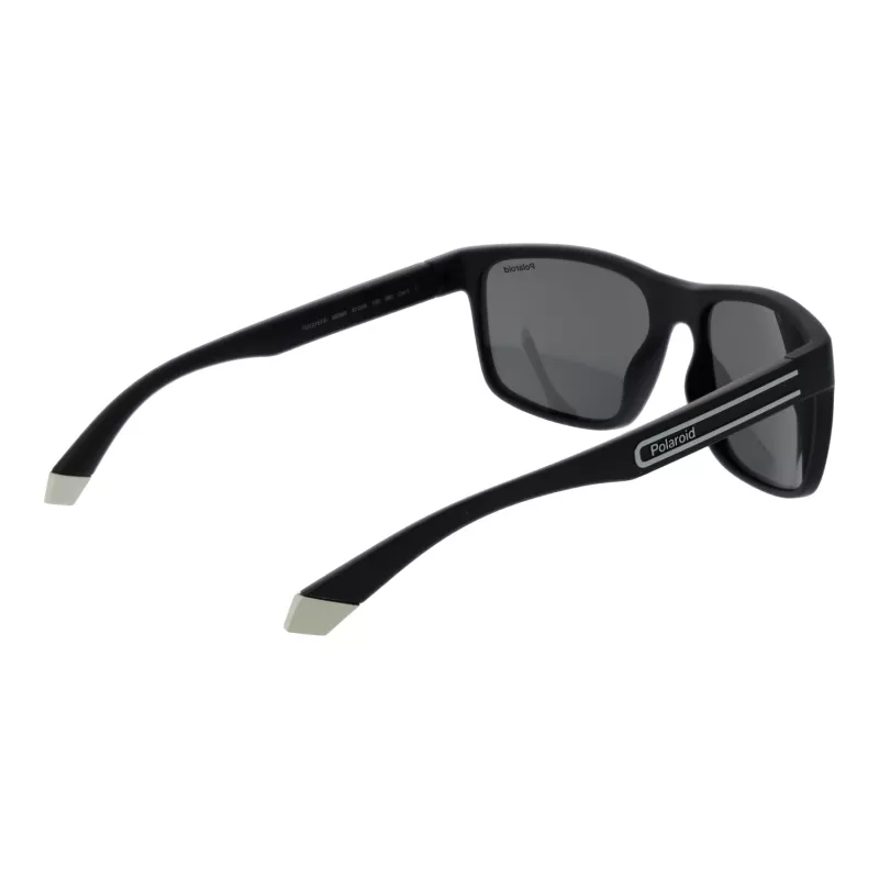 POLAROID Gafas de sol polarizadas de hombre PLD2157S57003 - Montura negra lentes grises 57mm