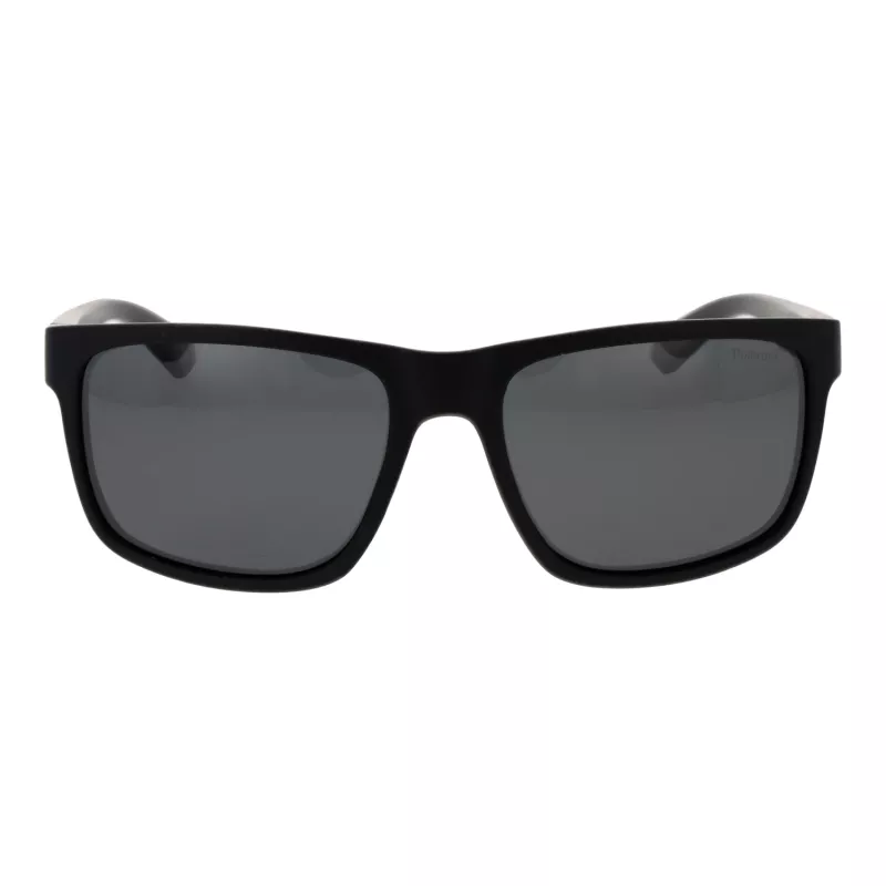 POLAROID Gafas de sol polarizadas de hombre PLD2157S57003 - Montura negra lentes grises 57mm