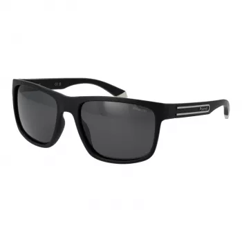 POLAROID Gafas de sol polarizadas de hombre PLD2157S57003 - Montura negra lentes grises 57mm