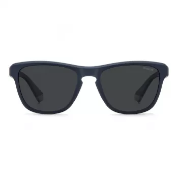 Polaroid Gafas de sol rectangulares polarizadas de hombre PLD2168S4NZ - Negro/Gris