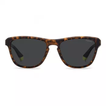 Polaroid Hombre PLD2168SB0Q Gafas de sol rectangulares polarizadas - Havana/Verde