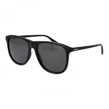 Polaroid Hombre PLD4178S58807 Gafas de sol polarizadas - Montura negra Lentes grises 58mm