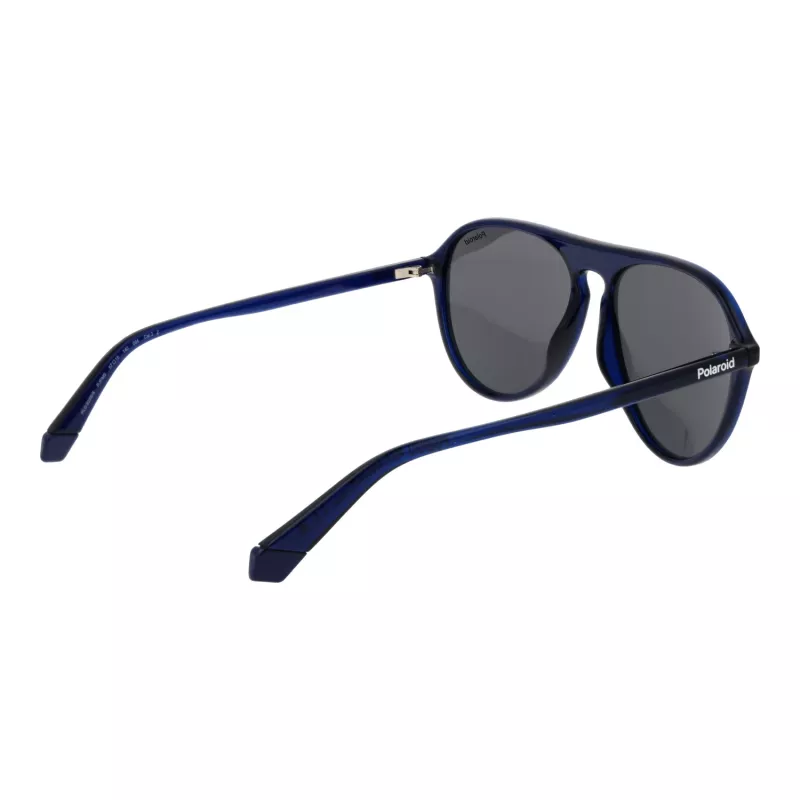 Gafas de sol de hombre POLAROID PLD6225S57PJP rectangulares polarizadas - negro/gris