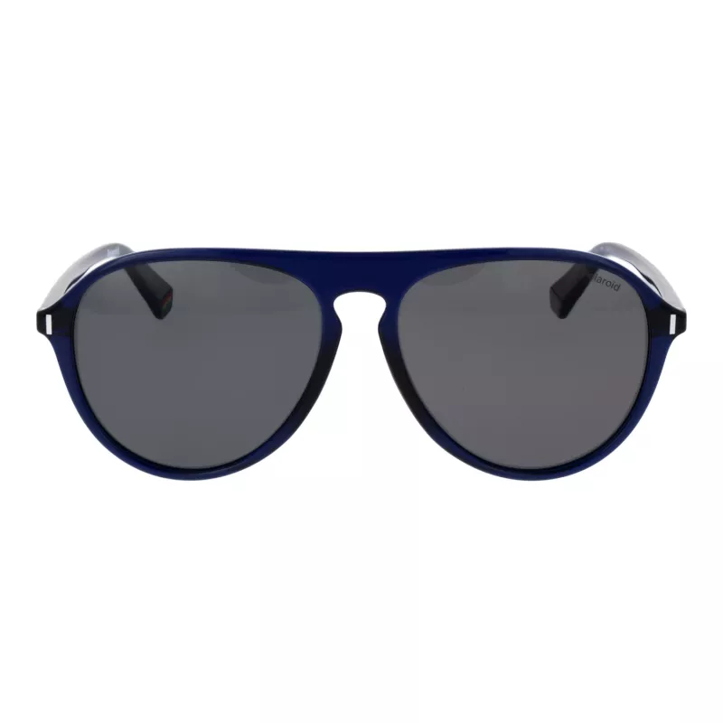 Gafas de sol de hombre POLAROID PLD6225S57PJP rectangulares polarizadas - negro/gris