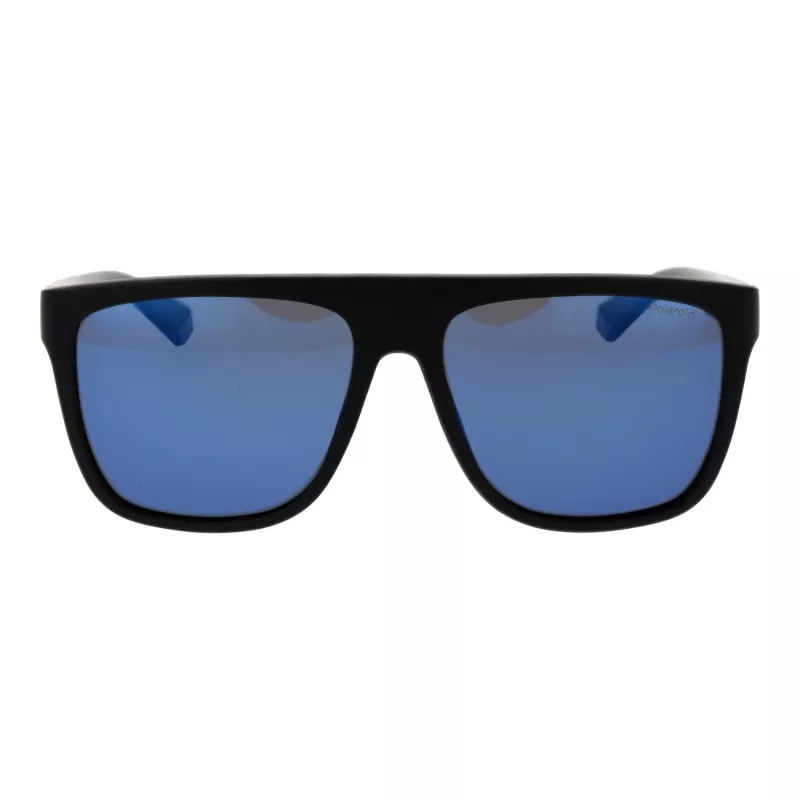Polaroid PLD 2162/S 560VK Gafas de sol hombre rectangulares polarizadas - Negro mate/Gris - 56/16/140 mm