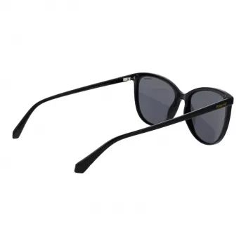 Polaroid PLD 4138/S 55807 Gafas de sol polarizadas para mujer - Montura negra lentes grises 55mm