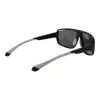 Gafas de sol rectangulares de hombre Polaroid PLD 7054/S - Montura negro mate, cristales verdes polarizados - 61/12/140 mm