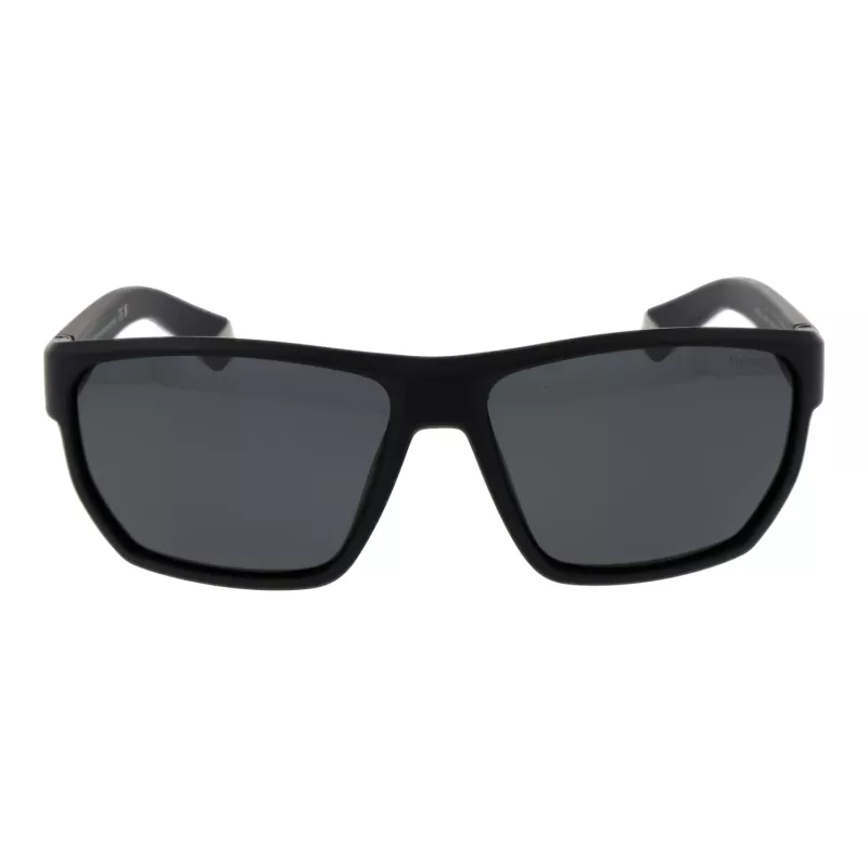Gafas de sol de hombre Polaroid PLD 7057/S polarizadas - montura negra lentes grises 60mm