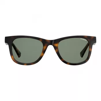Polaroid PLD1016SNEW08 Gafas de sol polarizadas rectangulares para hombre Havana marrón