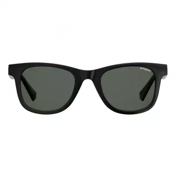 POLAROID PLD1016SNEW80 Gafas de sol hombre polarizadas - Montura negra lentes grises 50mm