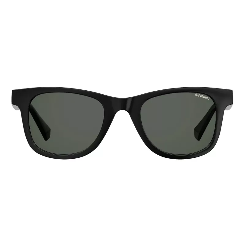 POLAROID PLD1016SNEW80 Gafas de sol hombre polarizadas - Montura negra lentes grises 50mm