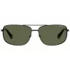 POLAROID PLD2101S003UC Gafas de sol polarizadas rectangulares para hombre - Negro/gris