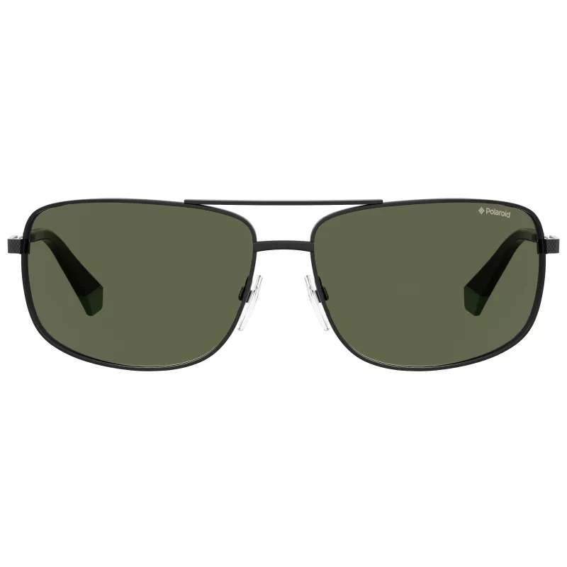 POLAROID PLD2101S003UC Gafas de sol polarizadas rectangulares para hombre - Negro/gris