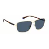 POLAROID PLD2119GSJ5GC Gafas de sol aviador para hombre - Montura dorada, lentes verdes polarizadas