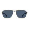POLAROID PLD2119GSJ5GC Gafas de sol aviador para hombre - Montura dorada, lentes verdes polarizadas