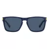 Gafas de sol rectangulares unisex Polaroid PLD2139SFLL - montura negra lentes grises 56mm