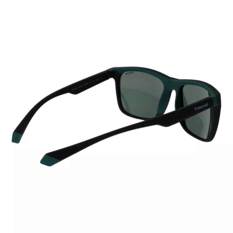 POLAROID PLD2141S563OL Gafas de sol unisex - Montura havana, Lentes polarizadas verdes, 57 mm