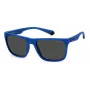 Gafas de sol Polaroid PLD2141SDOF unisex - montura Havana, lentes verdes polarizadas - 57 mm