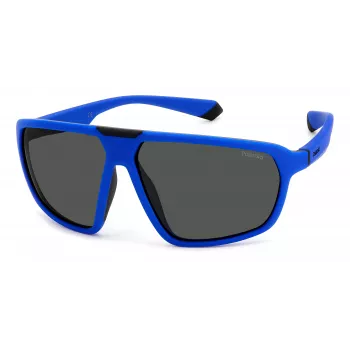 POLAROID PLD2142SDOF Gafas de sol rectangulares unisex - Polarizadas UV400 - Lente 61mm