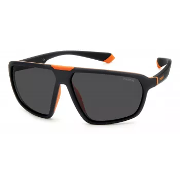 POLAROID PLD2142SRC2 Gafas de sol rectangulares unisex - Montura Havana, lentes polarizadas marrones