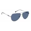 POLAROID PLD2145GSX6LB Gafas de sol piloto hombre - Montura negra, lentes grises polarizadas, UV400