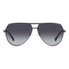 Gafas de sol de hombre POLAROID PLD2145GSXKJ1 montura cuadrada negra lentes grises polarizadas 62 mm
